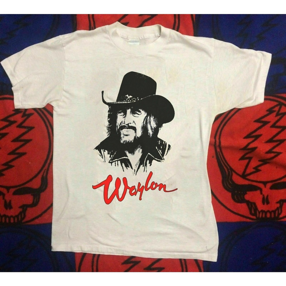 Best Selling 1984 Waylon Jennings Concert Tour Tshirt